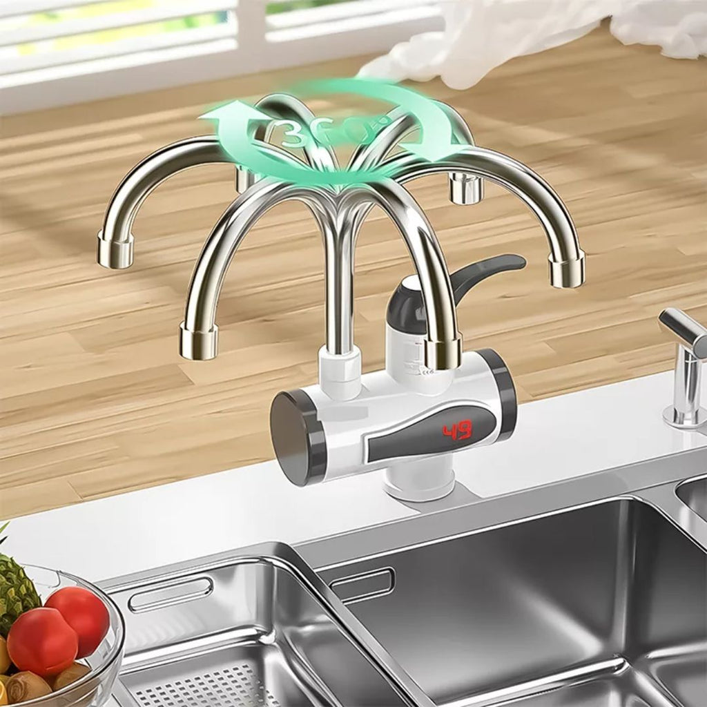 Instant Hot Water Tap, Tankless Design for Kitchens and Bathrooms, view 4