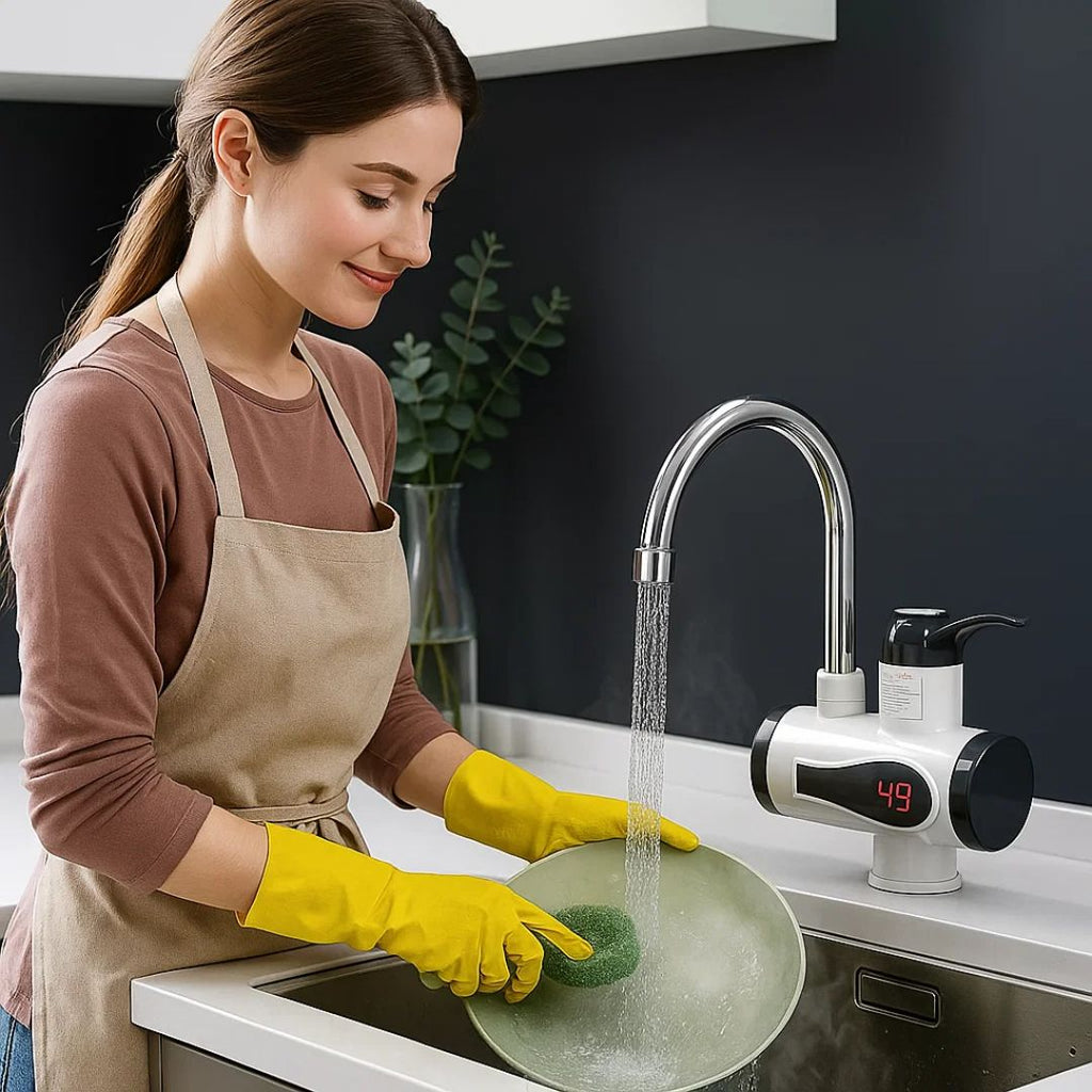 Instant Hot Water Tap, Tankless Design for Kitchens and Bathrooms, view 5