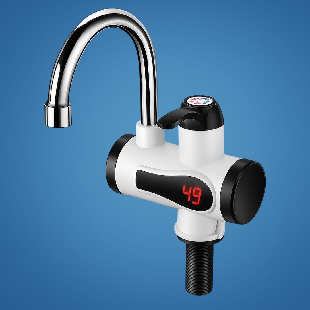 Instant Hot Water Tap, Tankless Design for Kitchens and Bathrooms