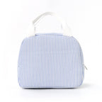 Insulated Lunchbox Bag with Striped Design and Carry Handles, view 11