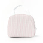 Insulated Lunchbox Bag with Striped Design and Carry Handles, view 9