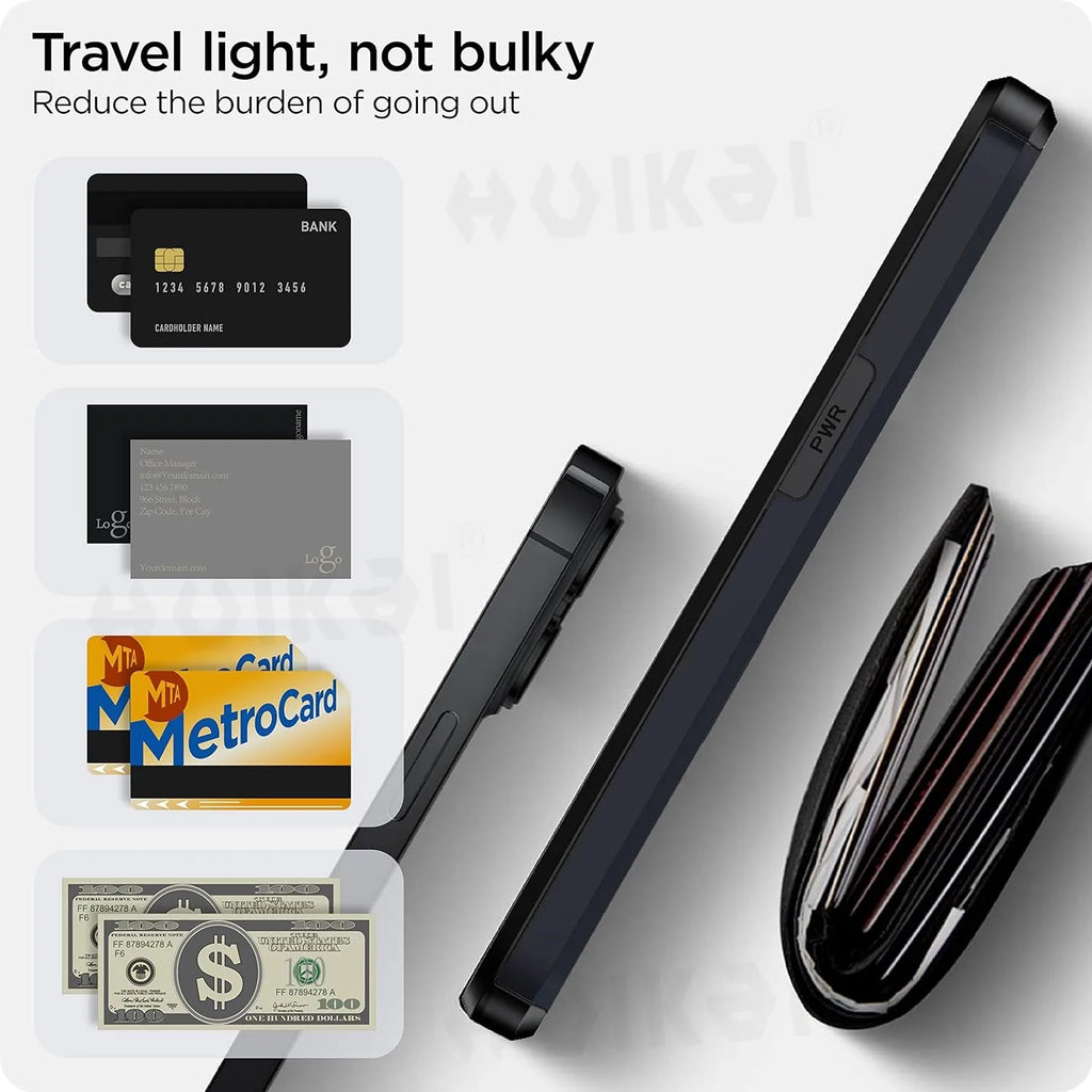iPhone Case with Card Holder, Slim Design, TPU and Polycarbonate, view 2