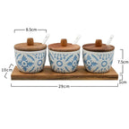 Jallendo Ceramic Seasoning Jar Set