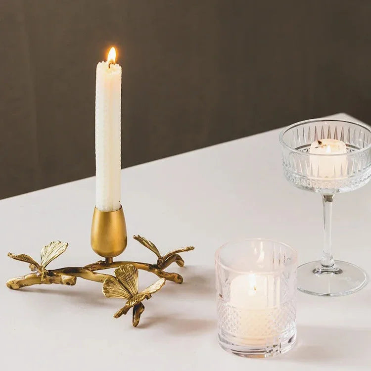 Jalstoma Brass Candleholder