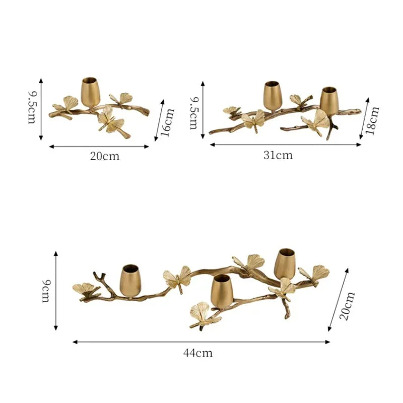 Jalstoma Brass Candleholder