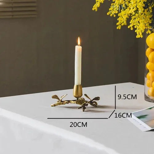 Jalstoma Brass Candleholder