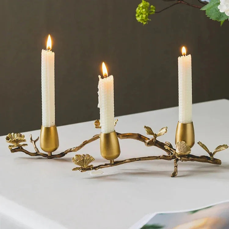Jalstoma Brass Candleholder