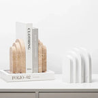 Jorosa Travertine Bookends