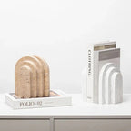 Jorosa Travertine Bookends
