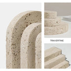 Jorosa Travertine Bookends