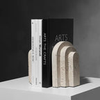 Jorosa Travertine Bookends