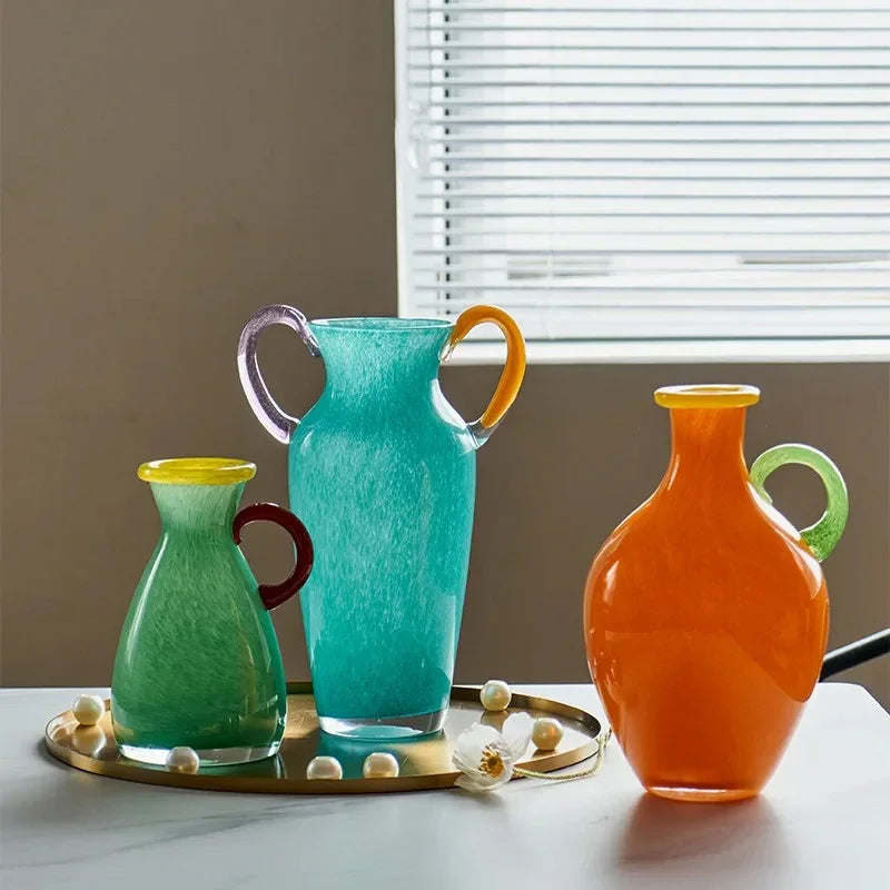 Jorova stained Glass Vase Collection