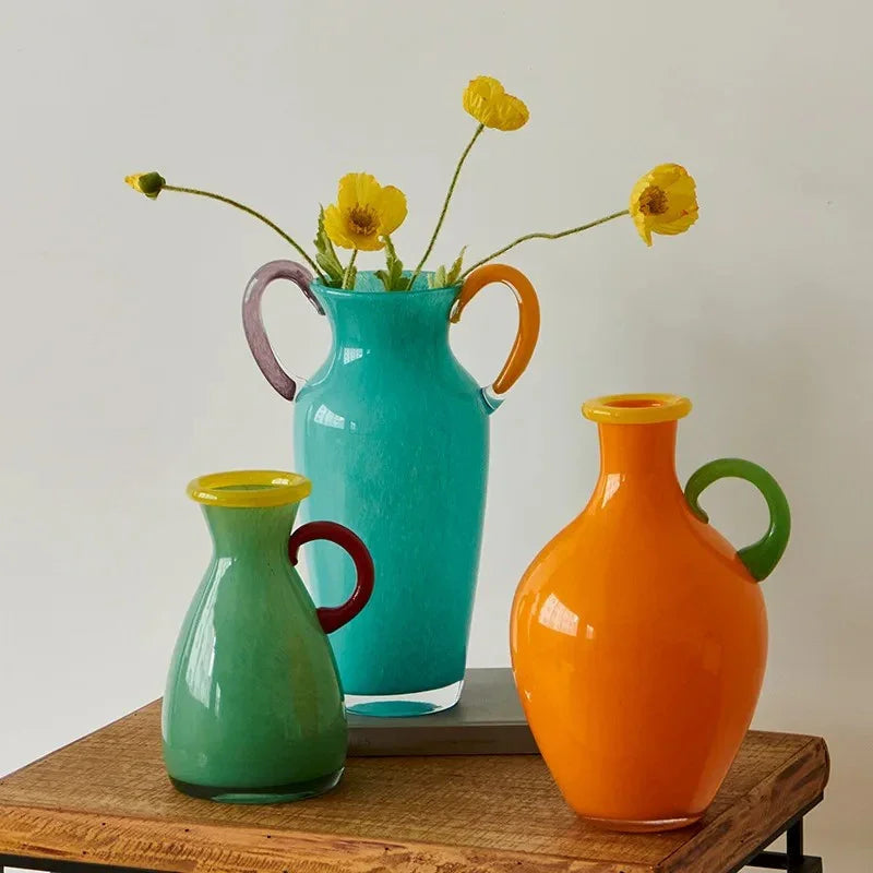 Jorova stained Glass Vase Collection