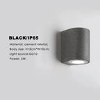 Kalstoma Cement Outdoor Wall Lamp