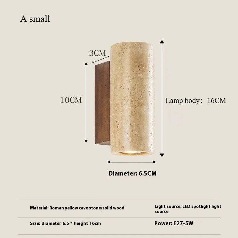 Kelpfield Travertine Wall Lamp