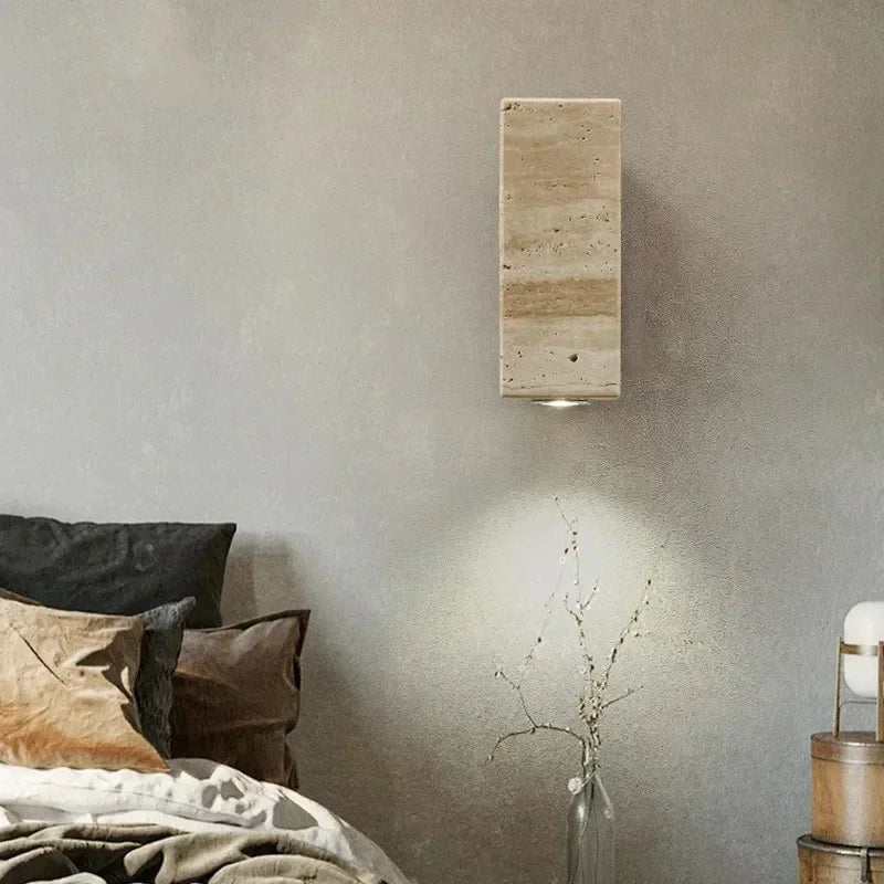 Kelpfield Travertine Wall Lamp