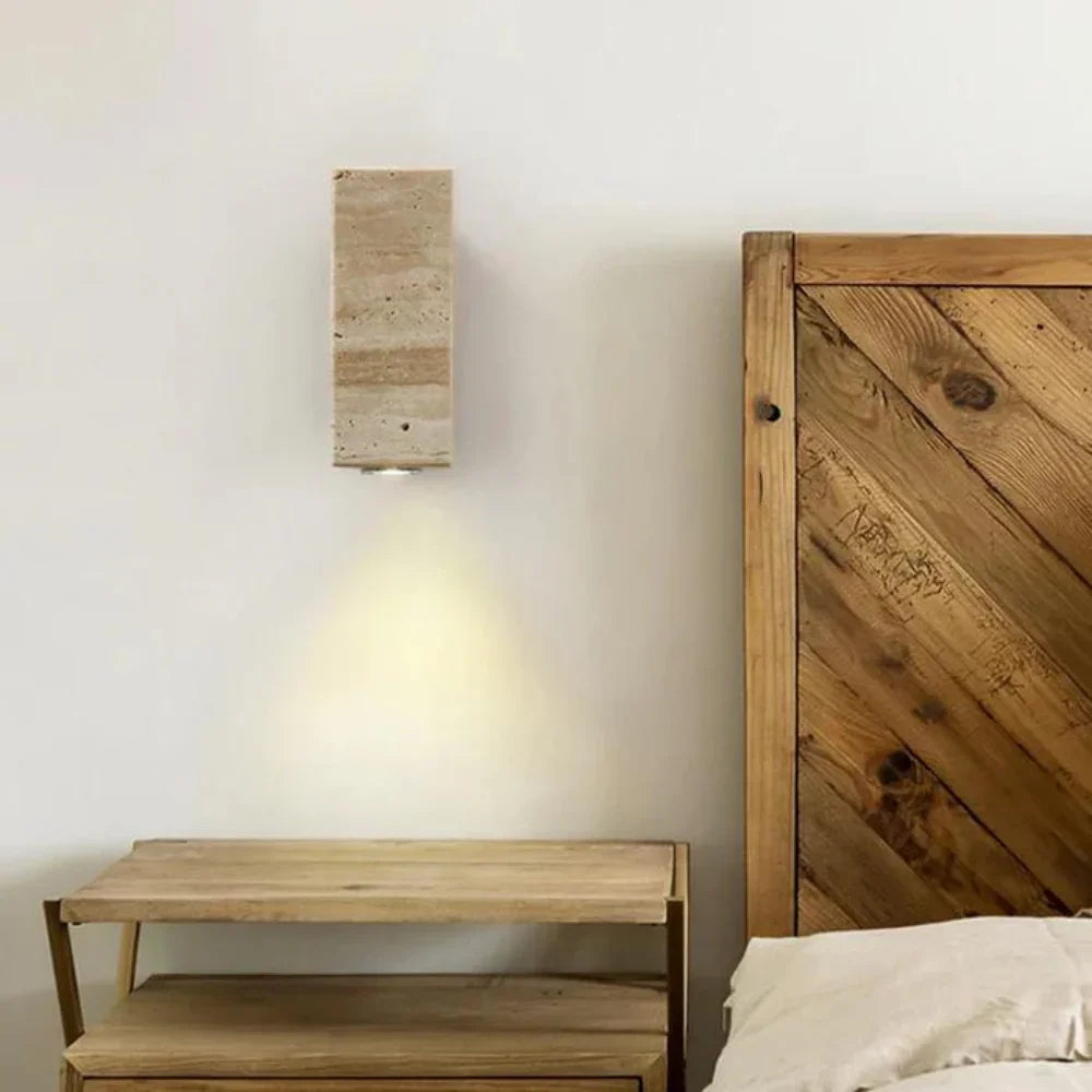 Kelpfield Travertine Wall Lamp