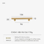 Kernessa Brass Ball Knobs