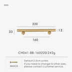 Kernessa Brass Ball Knobs