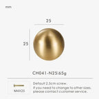 Kernessa Brass Ball Knobs