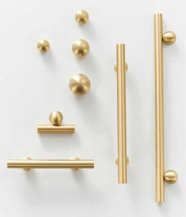 Kernessa Brass Ball Knobs