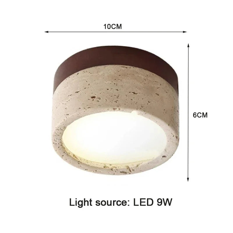 Kernessa Travertine Surface Mounted Downlight