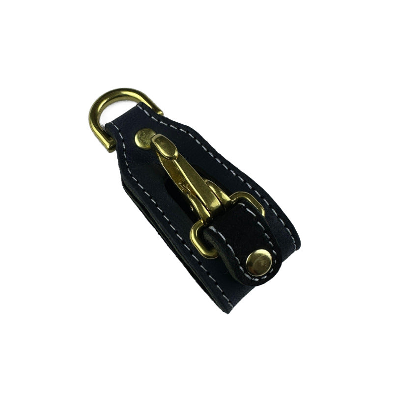 Keychain Clip Metal Leather | High & Bury
