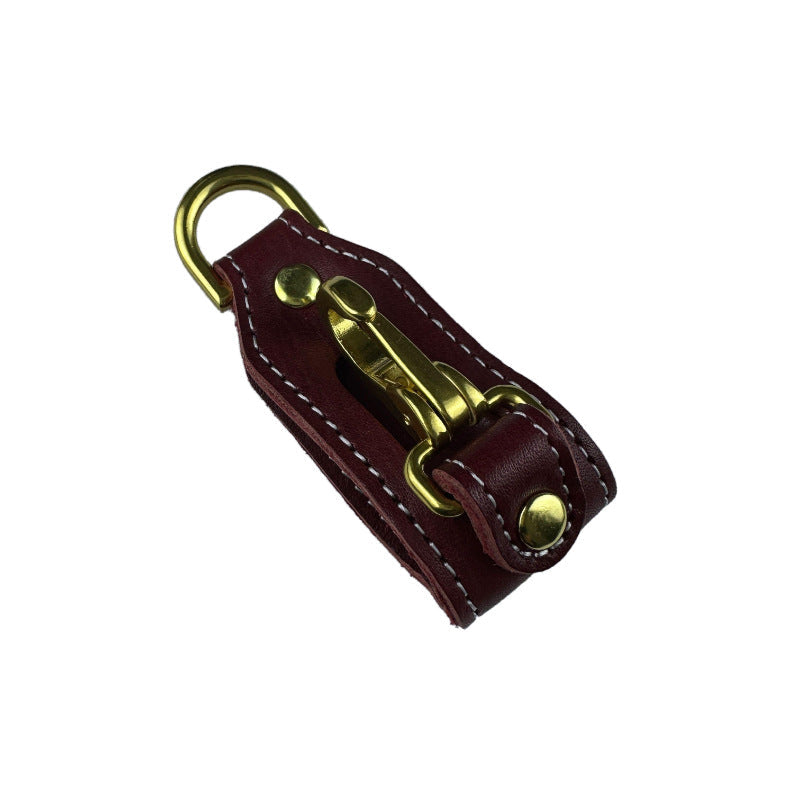 Keychain Clip Metal Leather | High & Bury