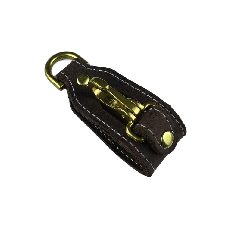 Keychain Clip Metal Leather | High & Bury