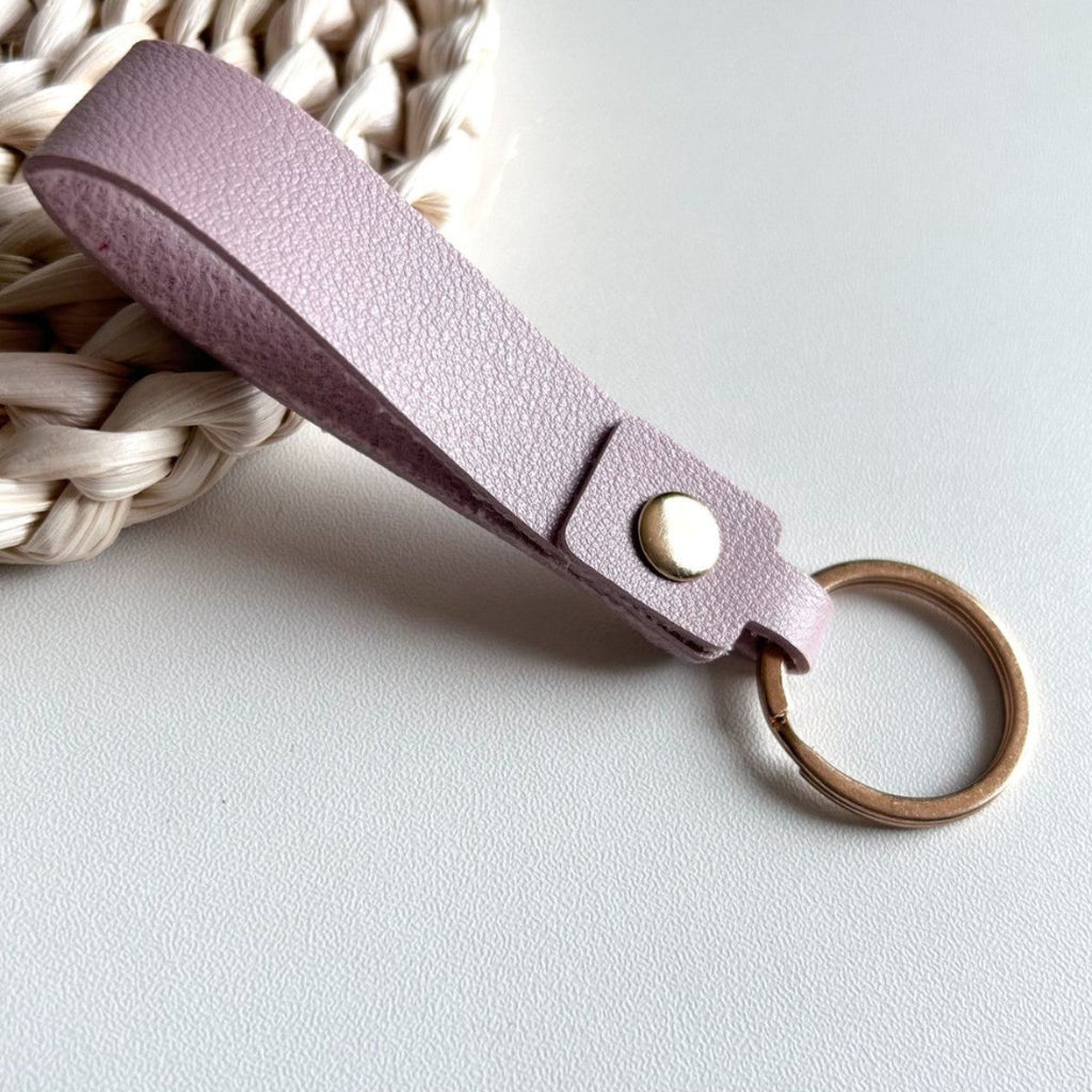 Keychain Holder Grey Pink | High & Bury