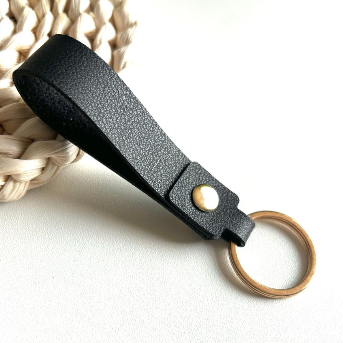 Keychain Holder Grey Pink | High & Bury