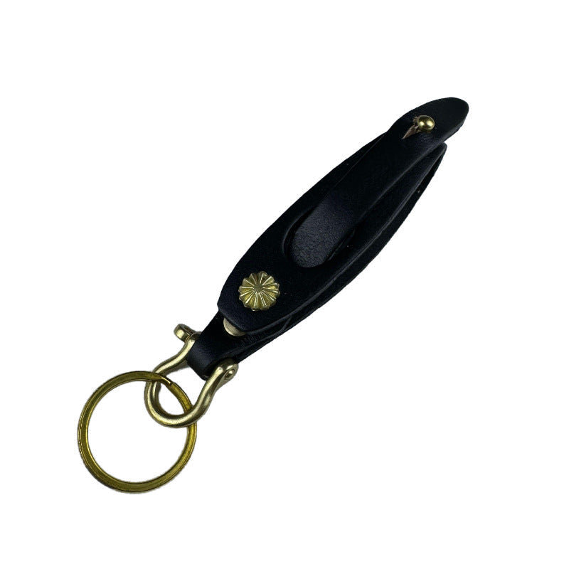 Keychain Holder Natural Brown | High & Bury