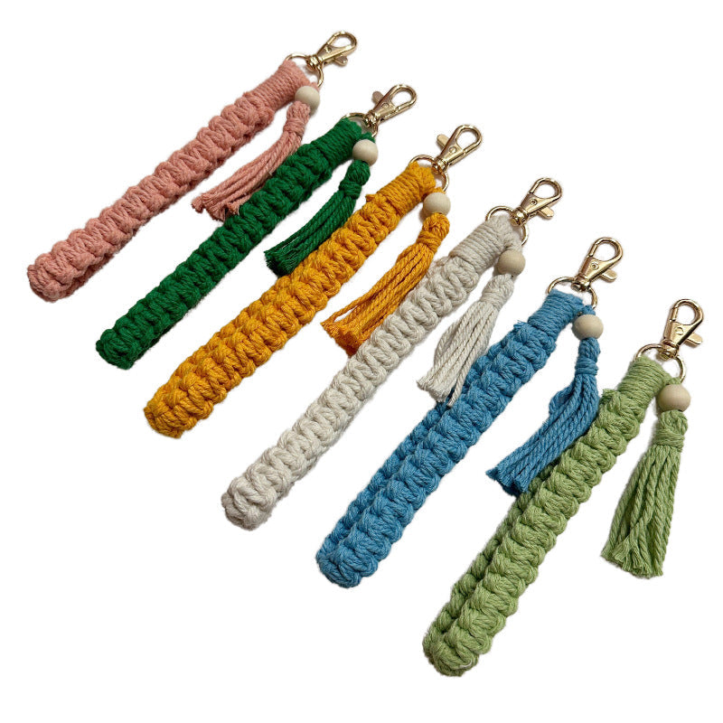 Keychain Off White Pink | High & Bury