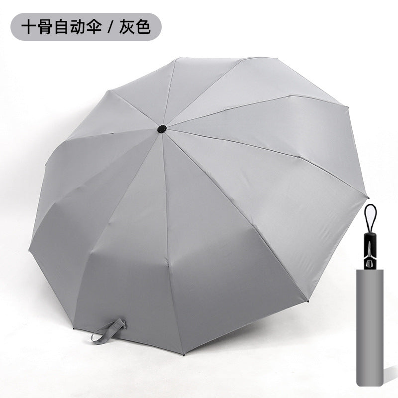 Ladies Floral Folding Rain Umbrella with Reinforced Frame, view 13