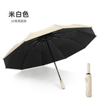 Ladies Floral Folding Rain Umbrella with Reinforced Frame, view 20