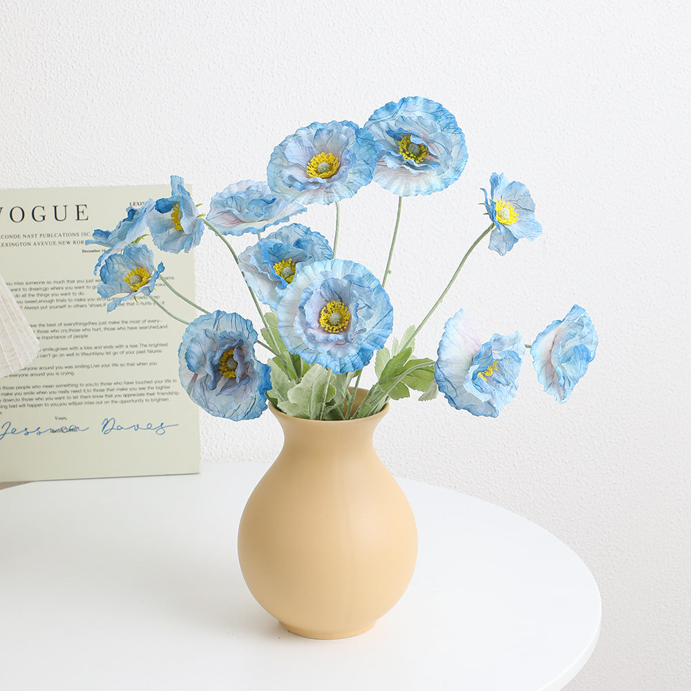 Ladieselegant Artificial Poppy Flower Bouquet | High & Bury