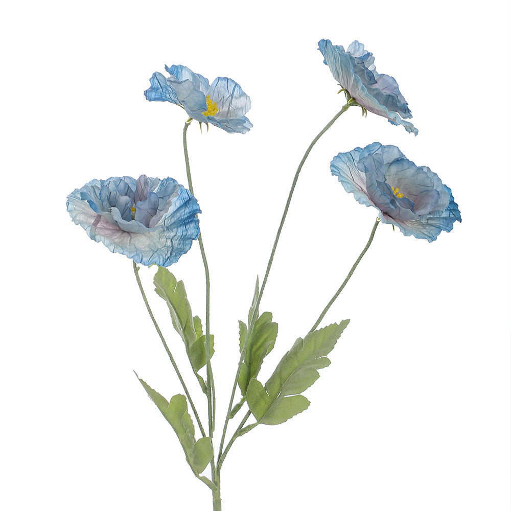 Ladieselegant Artificial Poppy Flower Bouquet | High & Bury