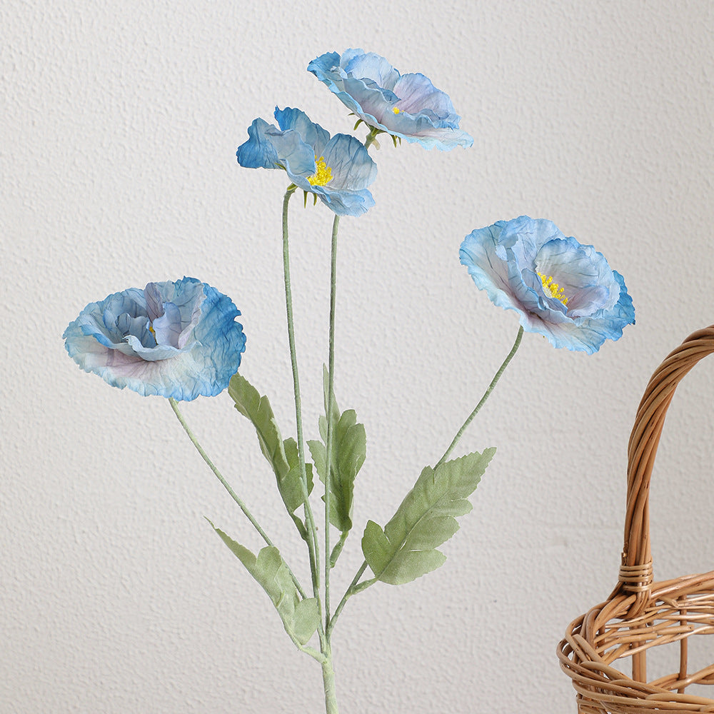 Ladieselegant Artificial Poppy Flower Bouquet | High & Bury
