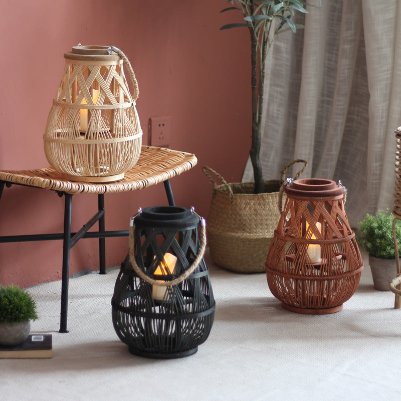 Lantern Woven Natural Fiber | High & Bury