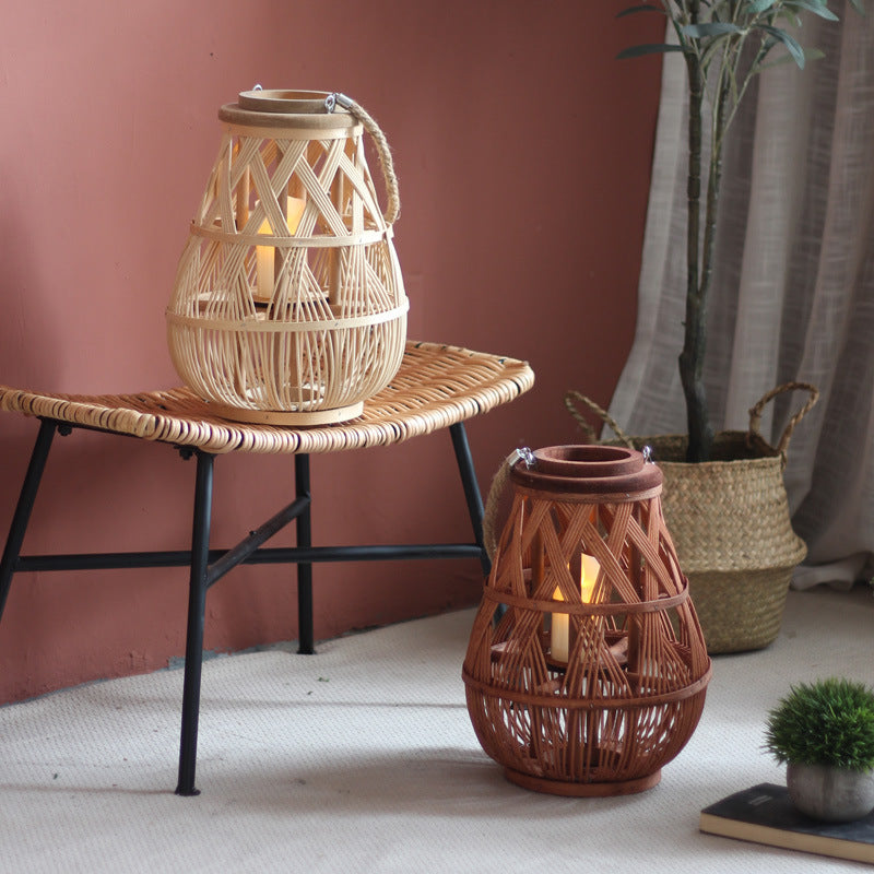 Lantern Woven Natural Fiber | High & Bury
