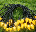 Large Classic Bulb LED Patio String Lights | High & Bury