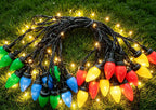 Large Classic Bulb LED Patio String Lights | High & Bury