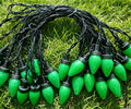 Large Classic Bulb LED Patio String Lights | High & Bury