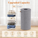 Large Laundry Basket with Removable Inner Bag | High & Bury