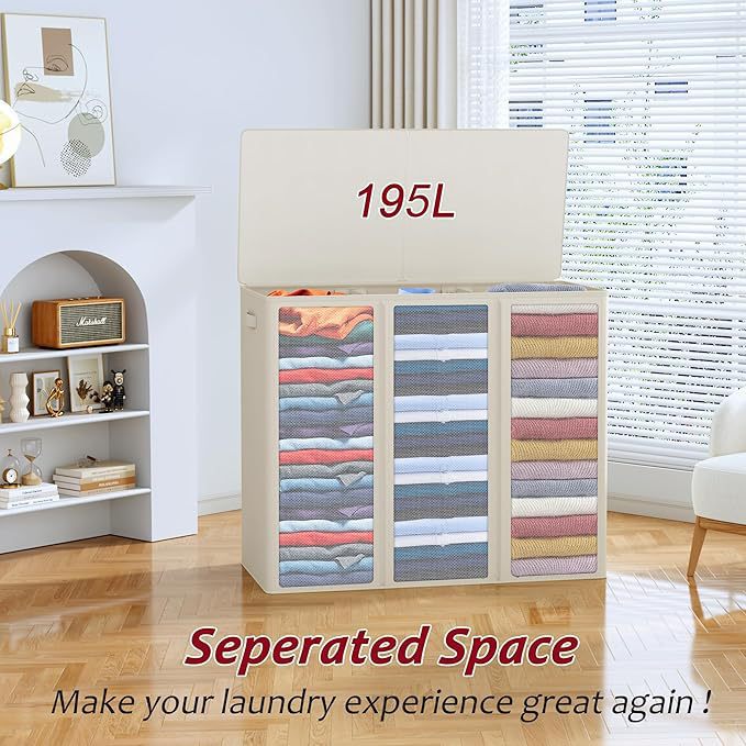 Large Storage Chest with Lid and Interior Compartments | High & Bury