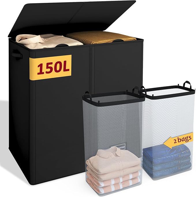 Large Storage Chest with Lid and Interior Compartments | High & Bury