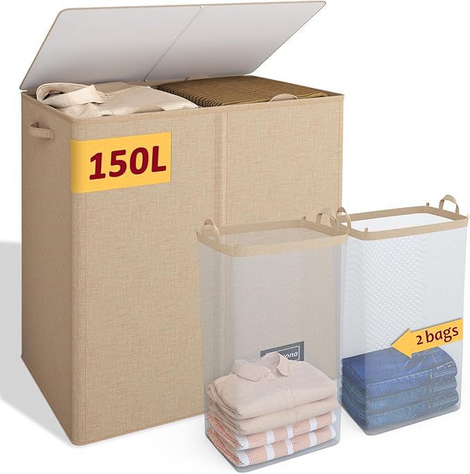 Large Storage Chest with Lid and Interior Compartments | High & Bury