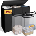 Large Storage Chest with Lid and Interior Compartments | High & Bury