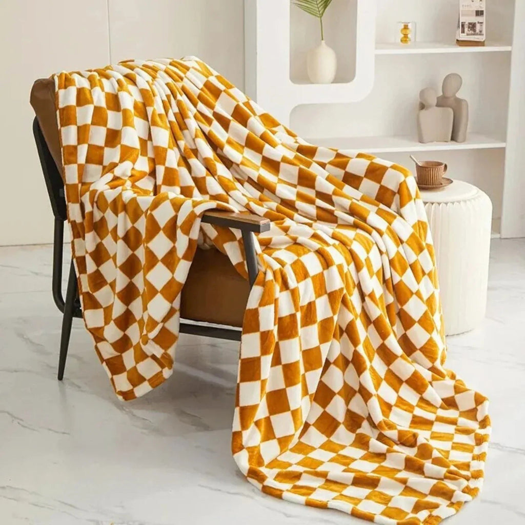Larkwick checkerboard throw
