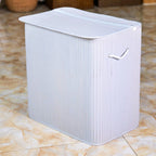 Laundry Basket Molded Plastic Foldable | High & Bury